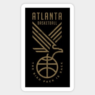 Atlanta Basketball, The Bird Pack is Back, Hawks Fan Sticker